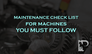 maintenance check list